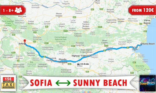 Sofia - Sunny Beach (Airport Transfer)