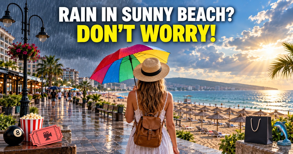 Rainy-day activities and excursions from Sunny Beach