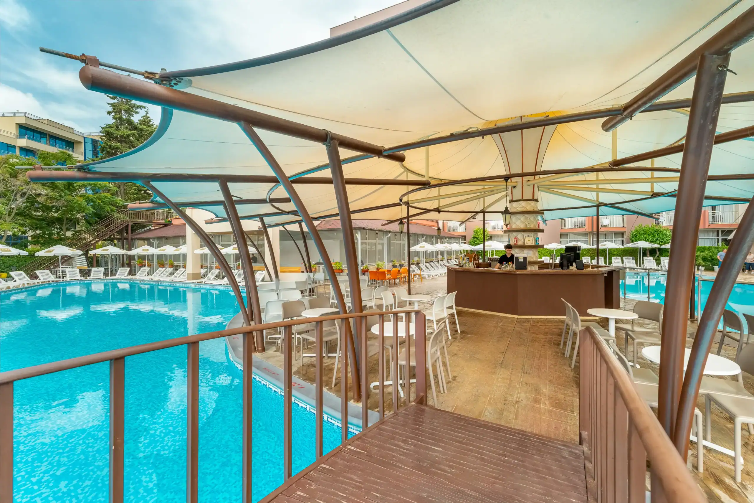 Pool bar at MPM Hotel Astoria