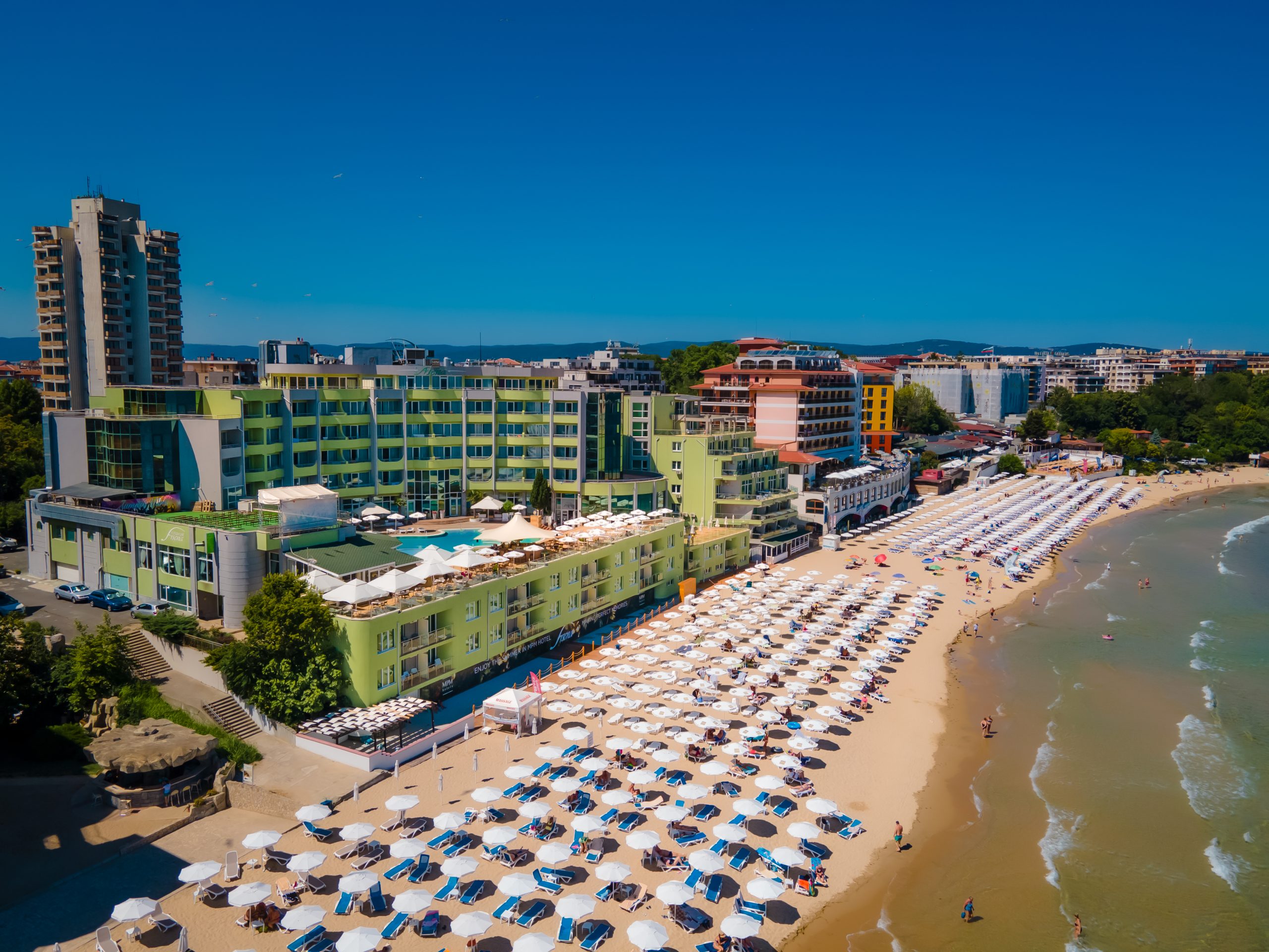 MPM Hotel Arsena beside South Beach in Nessebar