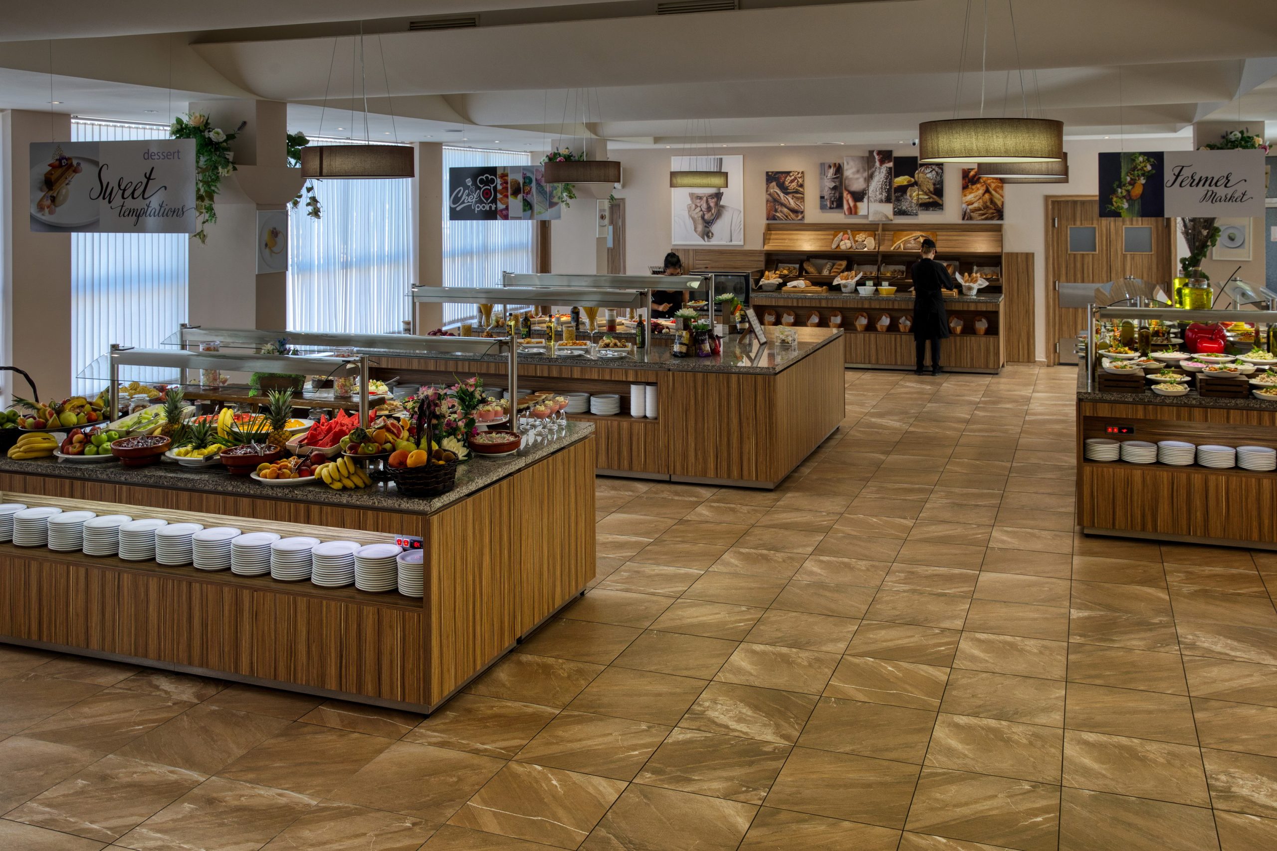 Asteria Family Sunny Beach — main restaurant, official hotel photograph