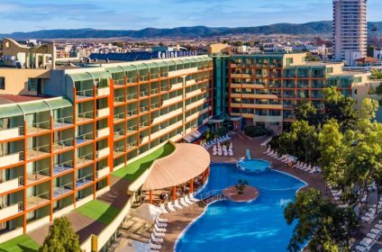 MPM Hotel Kalina Garden exterior and pool in Sunny Beach