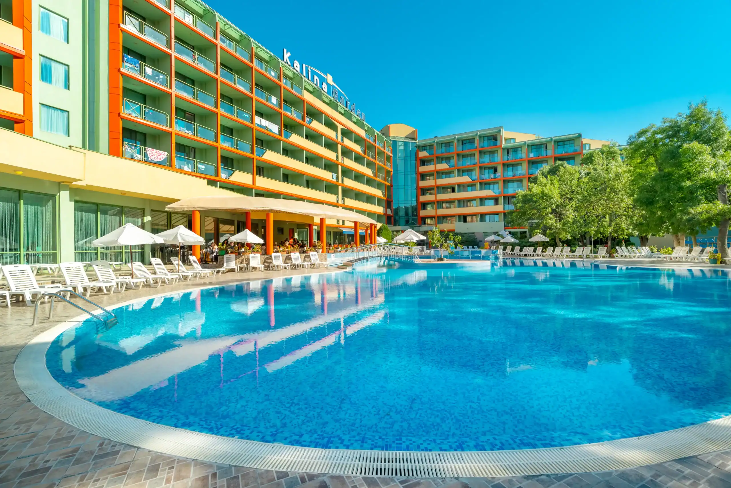Outdoor pool at MPM Hotel Kalina Garden